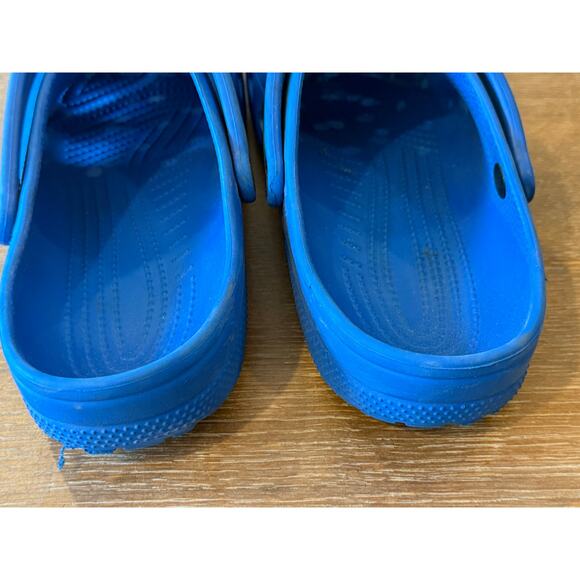 CROCS Royal Blue Water Shoes Classic Clogs Men size 12 - Picture 4 of 6
